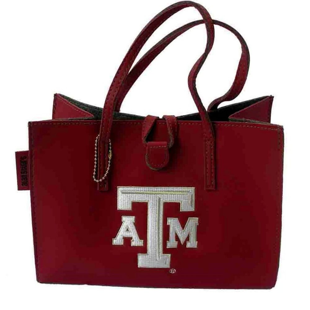 TEXAS A&M AGGIES LEATHER - Small -Tote Bag